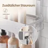 SONGMICS Duschregal zum Aufhängen, 3 Ebenen, ohne Bohren, Produktbild-Vorschau 6