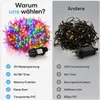 100M 800LEDs 8 modalità di luci fiabesche potenza, timer, Anteprima dell’immagine prodotto 10