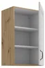 Hängeschrank 45 cm Stilo Weiss + Eiche Artisan Küchenzeile Produktbild-Vorschau 2