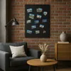STALFORM Magnettafel Schwarz 80x50 cm – Magnetische Produktbild-Vorschau 10