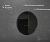 Batteriebetriebener LED Runde Spiegel 50x50 cm - Badspiegel Produktbild-Vorschau 4