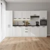 ULWEHOME | Küchenzeile 320 cm Mattweiß, Küchenmöbel-Set Produktbild-Vorschau 3