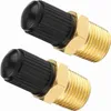 2Pcs 1/8" NPT MPT Brass Air Compressor Tank Fill Valve Voir les images du produit 4