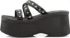 FUNN-19 Damen Sandale von DemoniaCult, Schwarz EU 39, US 9 Produktbild-Vorschau 3