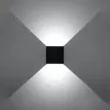 Applique LUCA noir LED IP54 1xLED 7W aluminium 10x10x10cm Voir les images du produit 3