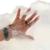Ragnatela artificiale 4 ragni decorazione di Halloween Anteprima dell’immagine prodotto 11