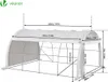 VOUNOT® Gewächshaus Foliengewächshaus, Seitenwände Produktbild-Vorschau 2