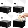 Spendenbox aus Acryl mit Schloss, großes Fassungsvermögen, Produktbild-Vorschau 9
