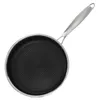 A top-down view of a frying pan with a honeycomb pattern on a white background. Náhled obrázku produktu