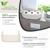 Baumwollkorb Badezimmer, Korb für Toilettenpapier, HMF 39030-38CM-30, 38,5x15,5x14cm Produktbild-Vorschau