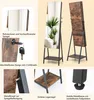 COSTWAY Schmuckschrank mit Spiegel, Schmuck Spiegelschrank Produktbild-Vorschau 7