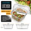 Arendo Lunchbox, set van 2 glazen containers met elk 1500 Productafbeelding-voorbeeld 2