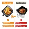 Airfryer Zubehör Set Silikon, 22.5cm Silikonform mit 2 Produktbild-Vorschau 4