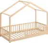 CADANI Malte Hausbett Kinderbett 90x200 cm Natur – Produktbild-Vorschau 7