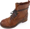 Mustang Damen Boot Stiefelette Prägemuster 7-Loch-Schnürung Produktbild-Vorschau 21