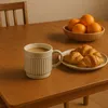 Sada keramických hrnků 440 ml - 4 šálky na kávu s kovovým Náhled obrázku produktu 6