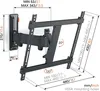 Vogel's - Tvm 3425 Full Motion Medium Wall Mount - Tvm3425 Produktbild-Vorschau 2