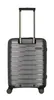 A gray Travelite trolley suitcase with a retractable handle and wheels, shown from the back against a white background. Produktbild-Vorschau