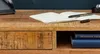 Massiver Schreibtisch RETRO 120cm Mangoholz Bürotisch mit Produktbild-Vorschau 5