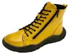 Gemini : Bottines à lacets jaunes pour femmes, chaussures Voir les images du produit 3