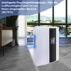A white dehumidifier is shown in a modern living room setting with a large window overlooking a cityscape. Anteprima dell’immagine prodotto
