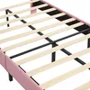 Elegantes Kinderbett mit weichen Kanten, Metallfüßen und Produktbild-Vorschau 12