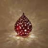 formano LED Deko Tropfen Sterne Rot 19 cm Glasleuchte + Produktbild-Vorschau 8
