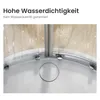 Heilmetz Duschkabine 90x90x195 cm Viertelkreis Runddusche Produktbild-Vorschau 2