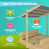 SPIELWERK® Sandkasten Toni Sonnendach Sitzbank Produktbild-Vorschau 2