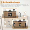 Commode élégante en chêne avec 4 portes coulissantes et 1 Voir les images du produit 3