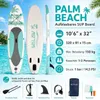 Aufblasbares SUP Board PALM BEACH 320x81x15 cm mit Paddel, Produktbild-Vorschau 2