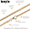 Goldkette Königskette Länge 55cm - Breite 3,5mm - 750-18 Produktbild-Vorschau 5