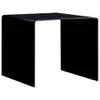 vidaXL Stolik kawowy czarny 50x50x45 cm szkło hartowane Podgląd zdjęcia produktu 5