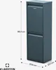 Klarstein Kosz na śmieci, 2 komory - 36 L system Podgląd zdjęcia produktu 7