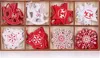 BRUBAKER 24-TLG. Weihnachtsanhänger Set - Baumschmuck Rot Produktbild-Vorschau 2