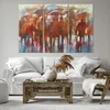 Bild auf Leinwand - Leinwandbild - 3 Teile - Regenschirme Produktbild-Vorschau 6