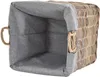 KRINES HOME Großer Holzkorb Natur Rattan XL Korb mit Inlett Produktbild-Vorschau 5