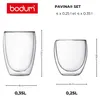 Bodum Pavina, Set, 0,35 l, Transparent, Borosilikatglas, Produktbild-Vorschau 3