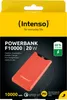 The image shows the packaging of a power bank. Voir les images du produit