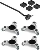 VEVOR set di 4 ruote per mobili 158x158x65mm capacità di Anteprima dell’immagine prodotto 1