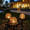 LED Solar-Außen-Gartenstecker FLORA Deko-Wege-Leuchte-Lampe Produktbild-Vorschau 4