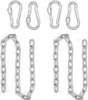 2x 230kg Hängesessel Kette -100cm Aufhängung 4 Karabiner Produktbild-Vorschau 1
