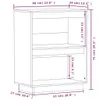 The Living Store Beistellschrank Schwarz 60x34x75 cm Produktbild-Vorschau 8