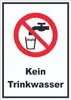Kein Trinkwasser Aufkleber Nicht Trinken A7 (74x105mm) Produktbild-Vorschau 1
