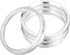 4pcs OD 76mm à ID 66.6mm Aluminium Alliage Voiture Auto Hub Voir les images du produit 2