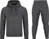 GYMAMBA Jogginganzug Patches Herren 2-teilig mit Kapuze Produktbild-Vorschau 1