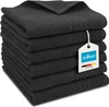 Gästehandtücher 6er Set, Baumwolle, 40x60 cm, schwarz Produktbild-Vorschau 1