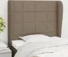 Cloris Designermöbel Kopfteil mit Ohren Taupe 93x23x118/128 Produktbild-Vorschau 1