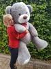 XXL Weicher Plüsch-Teddybär Plüschbär Kuscheltier 190cm - Produktbild-Vorschau 6