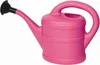 A pink watering can with a black nozzle, isolated on a white background. Anteprima dell’immagine prodotto